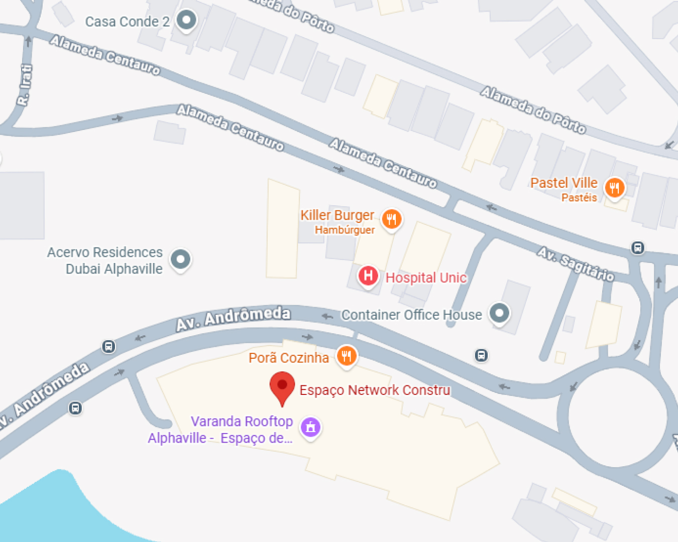 Mapa de Localização Alphaville